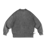 LAPRIMA 22FW 蠟染開胸毛衣