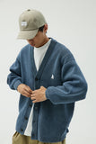 LAPRIMA 22FW 蠟染開胸毛衣